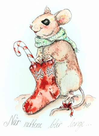 Julekort,  julemus