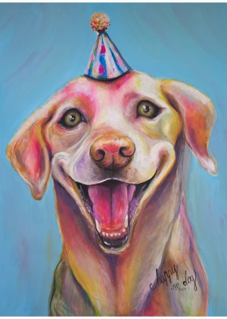 Happy dog